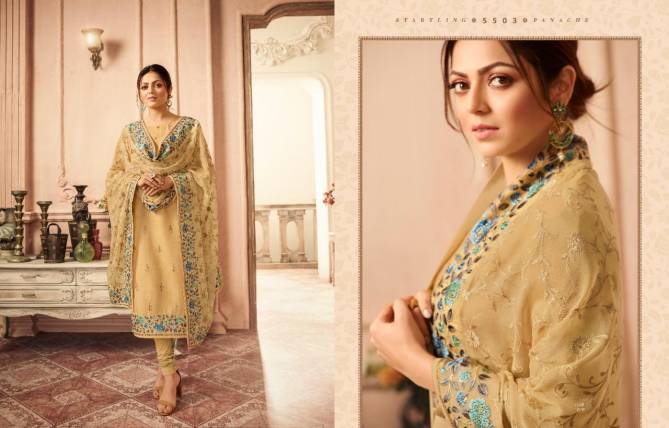LT Nitya 155 Designer Party Wear Embroidery Work Silk Chudidar Ethnic Wear semi stitched Salwar Suit Collections